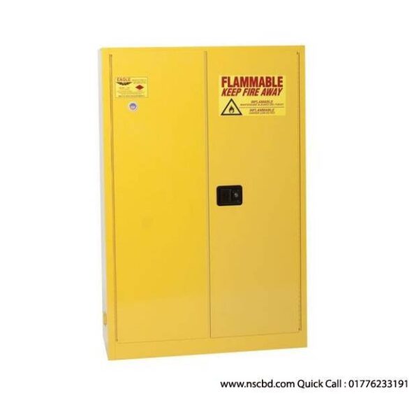 Flammable Liquid Cabinet Yellow 1947X in bd